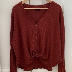 Burgundy Urban Outfitters Sweater